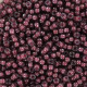 Miyuki rocailles Perlen 8/0 - Fancy lined aubergine 8-386